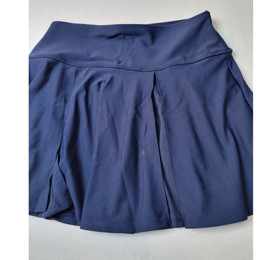 Under Armour Navy Blue Pleated Athletic Tennis Golf Skort Mesh Gusset Small